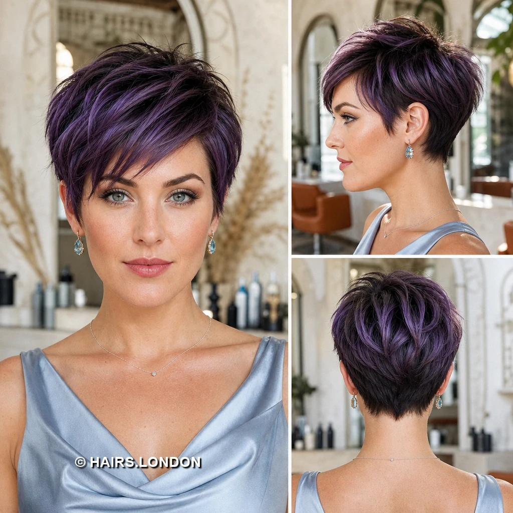 Lavender Windswept Pixie