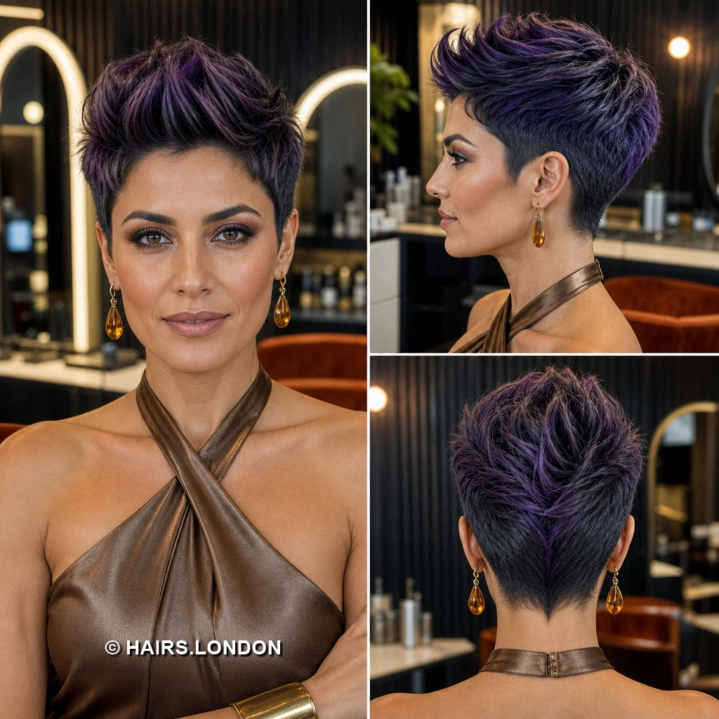 19 Lavender and Purple Pixie Haircuts With Shape, Texture, and Color Lilac Flowing Undercut