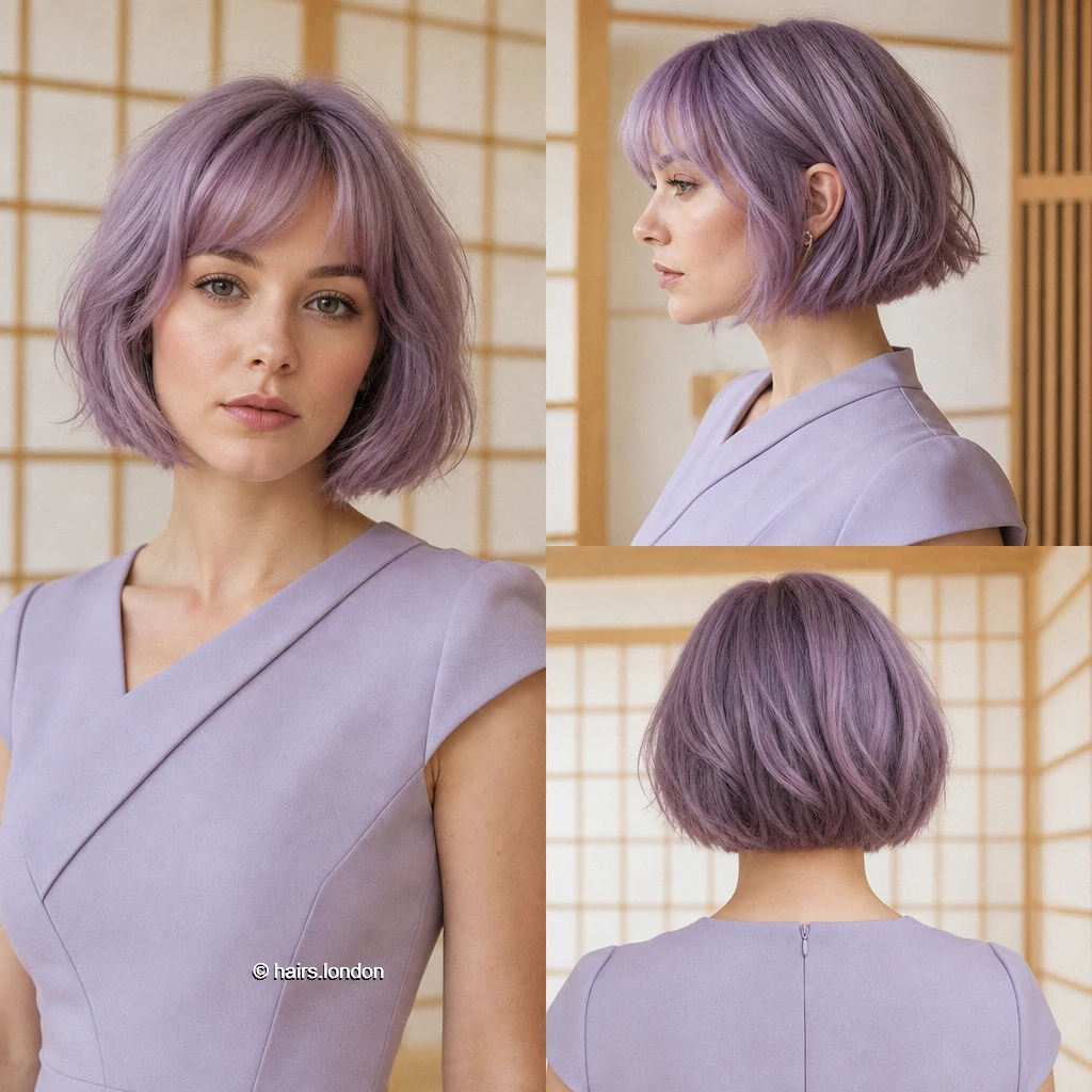 Lilac Fringe Bob