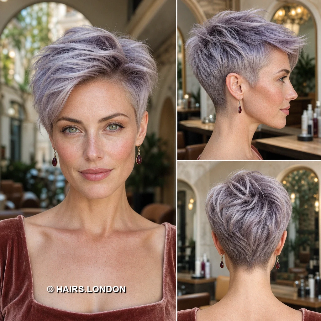 Lilac Relaxed Pixie