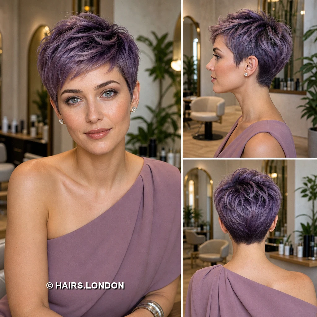 Lilac Tapered Pixie