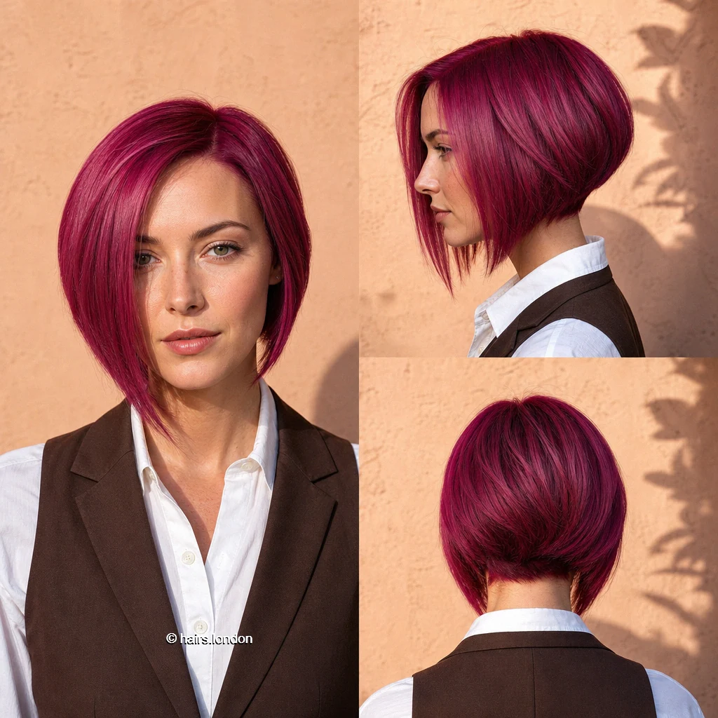 Magenta Nape Bob
