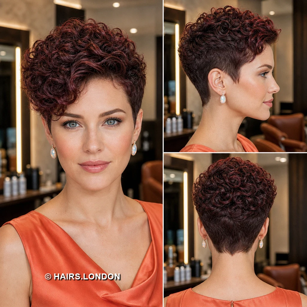15 Burgundy Pixie Cuts with Texture, Curls, and Sweeping Fringes Mahogany Long Sweep