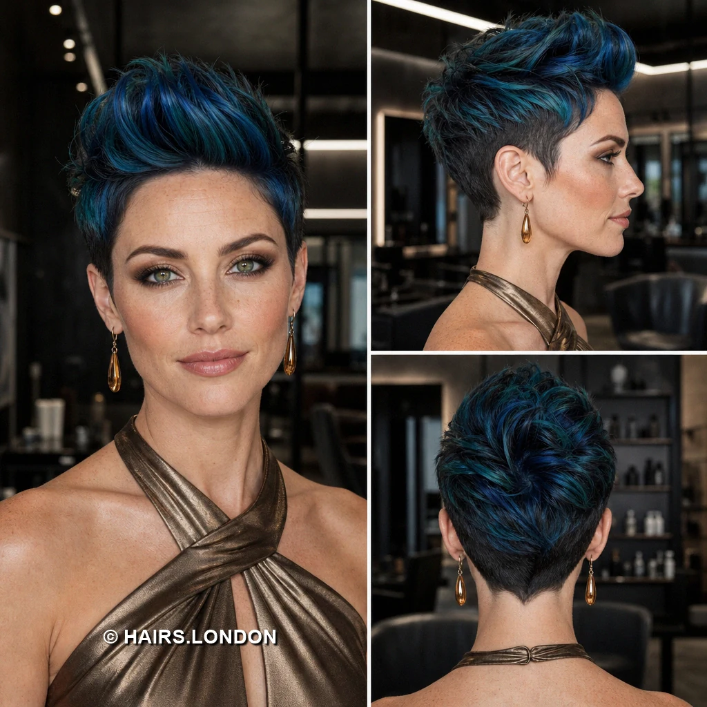Midnight Asymmetric Pixie