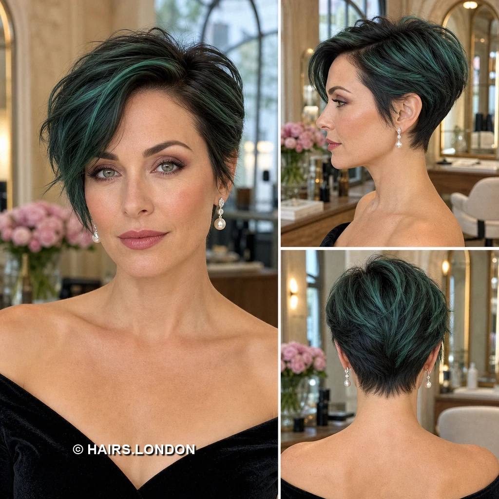 Mint Draped Pixie