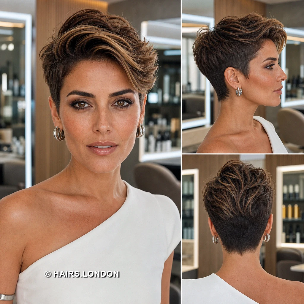 Mocha Curved Pixie