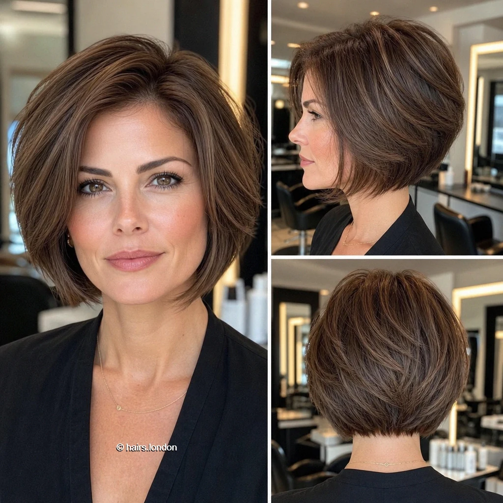 Mocha Sculpted Bob
