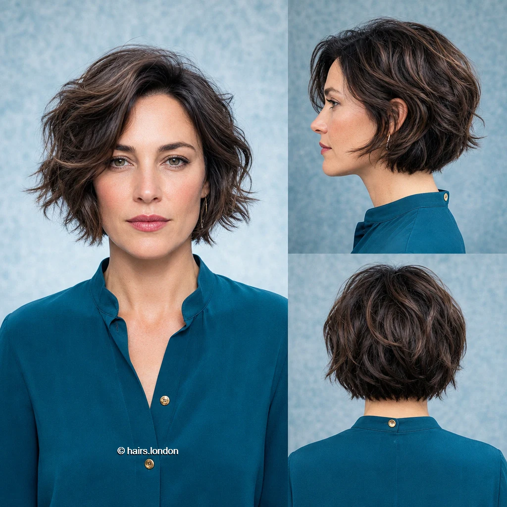 Mocha Shaggy Bob
