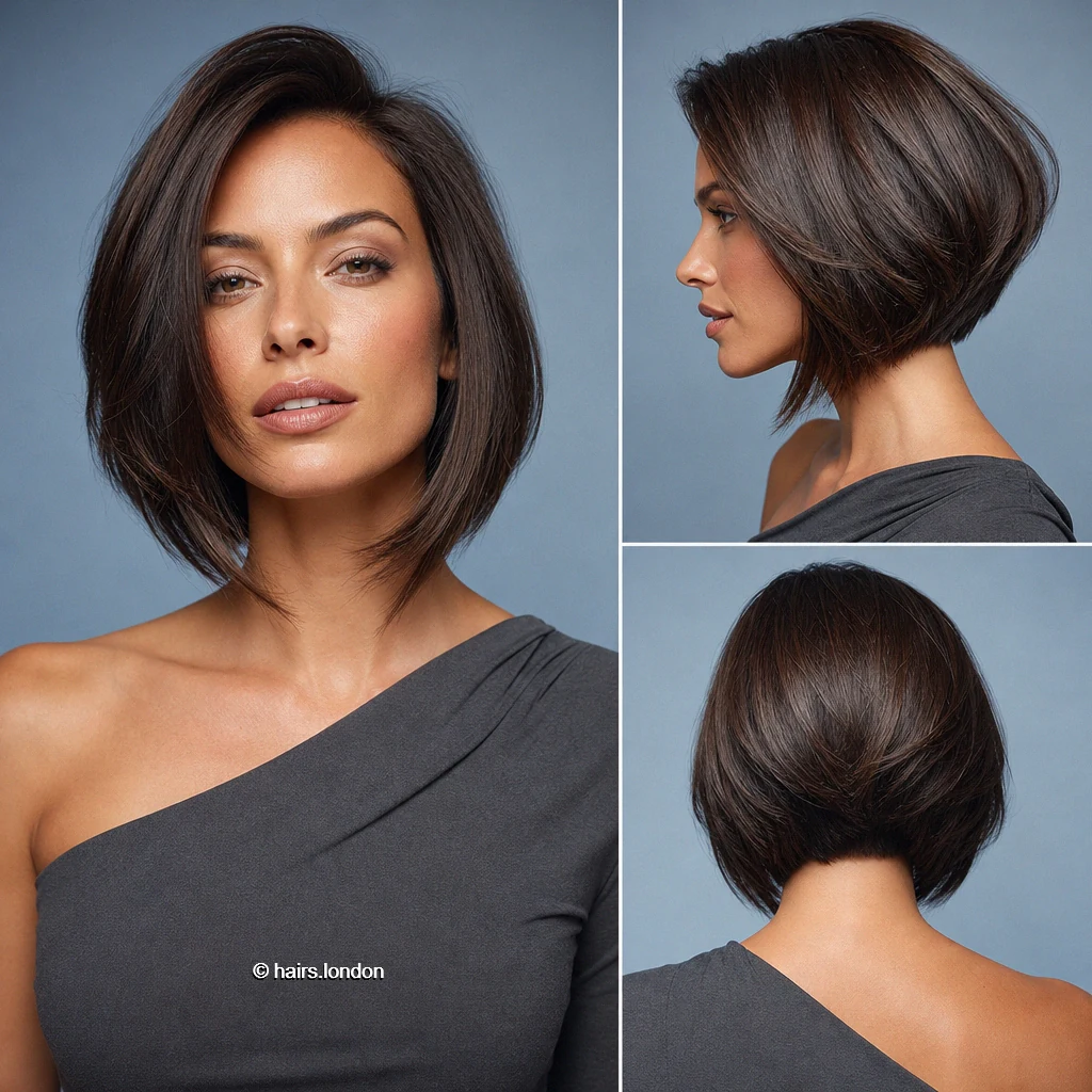 20 Bob Haircuts: Textured, Polished, and Angled Shapes Mocha Swept Bob