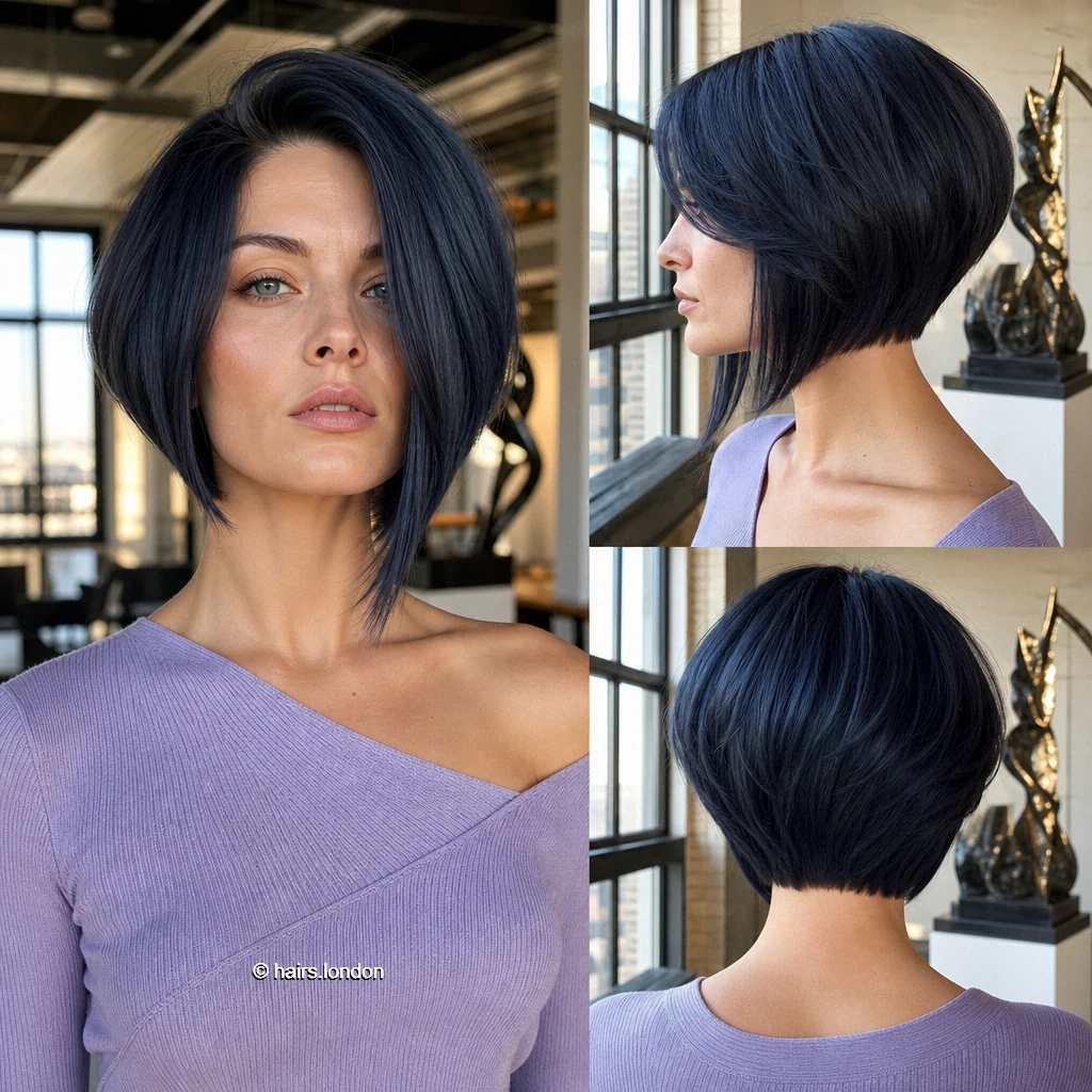 Navy Extended Bob
