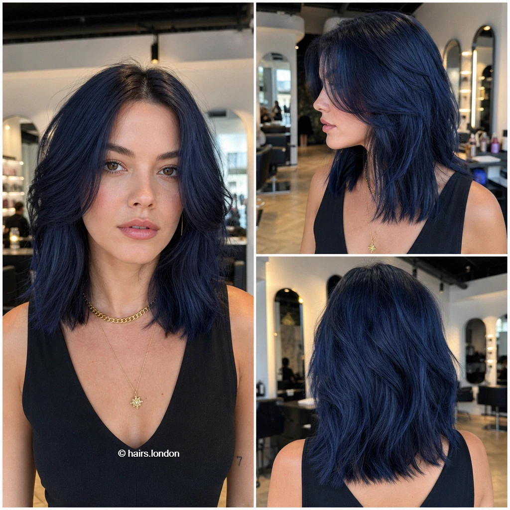 Navy Layered Lob