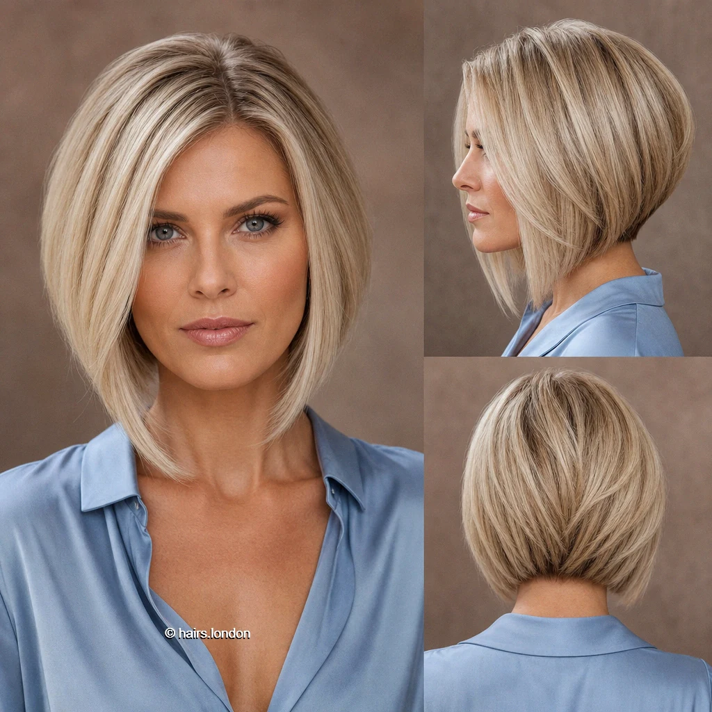 20 Bob Haircuts From Sleek Blunt Lines to Soft Graduation Pale Aline Bob