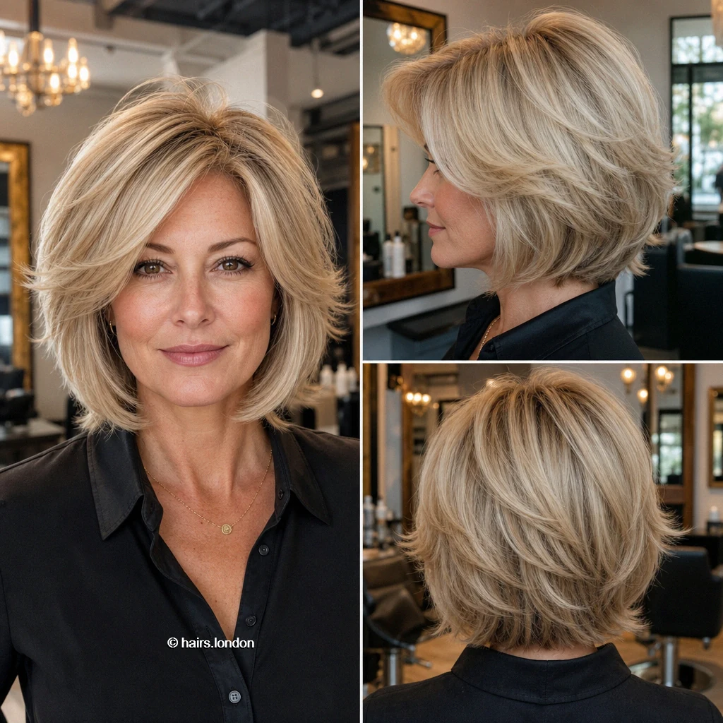 20 Blonde Bob Haircuts, From Rounded Shapes to Airy Layers Pale Flipped Bob