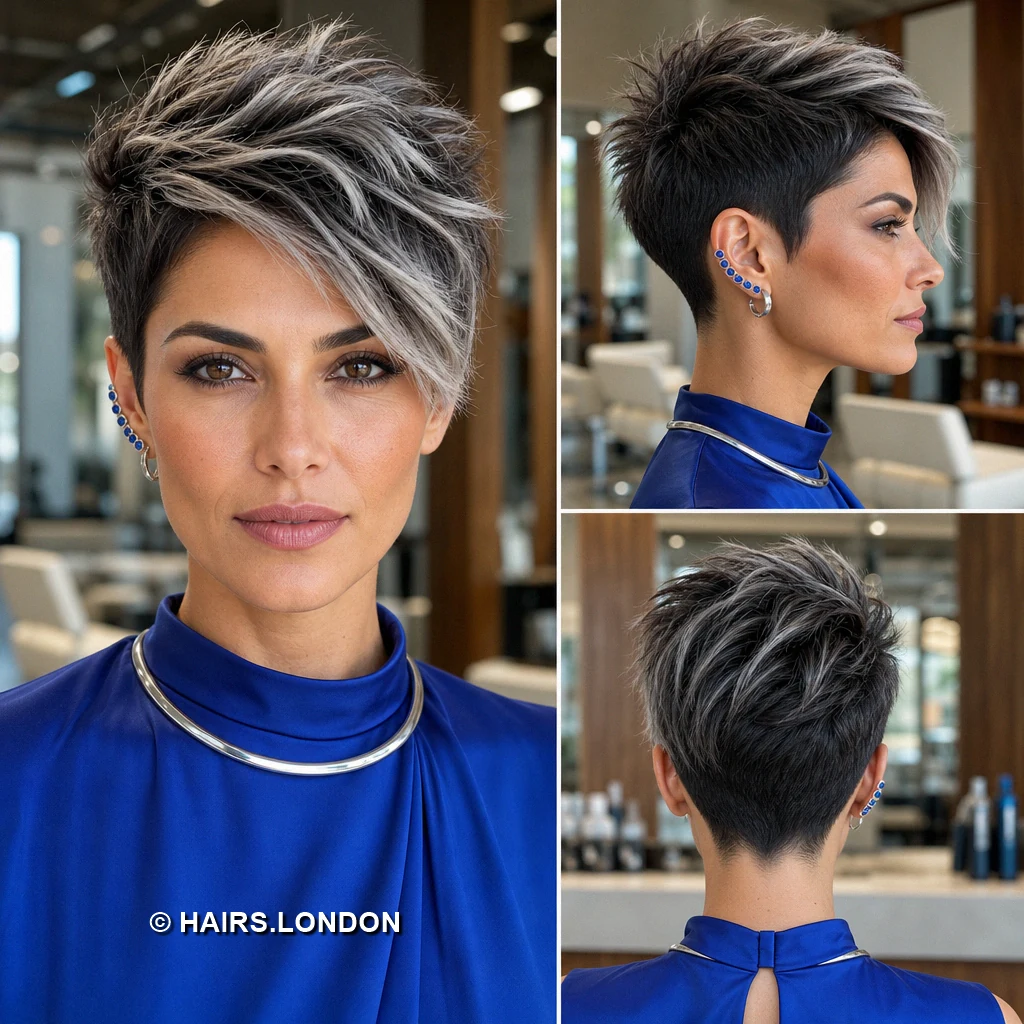 12 Short Pixie Haircuts with Color, Texture, and Shape Peachblonde Rounded Pixie