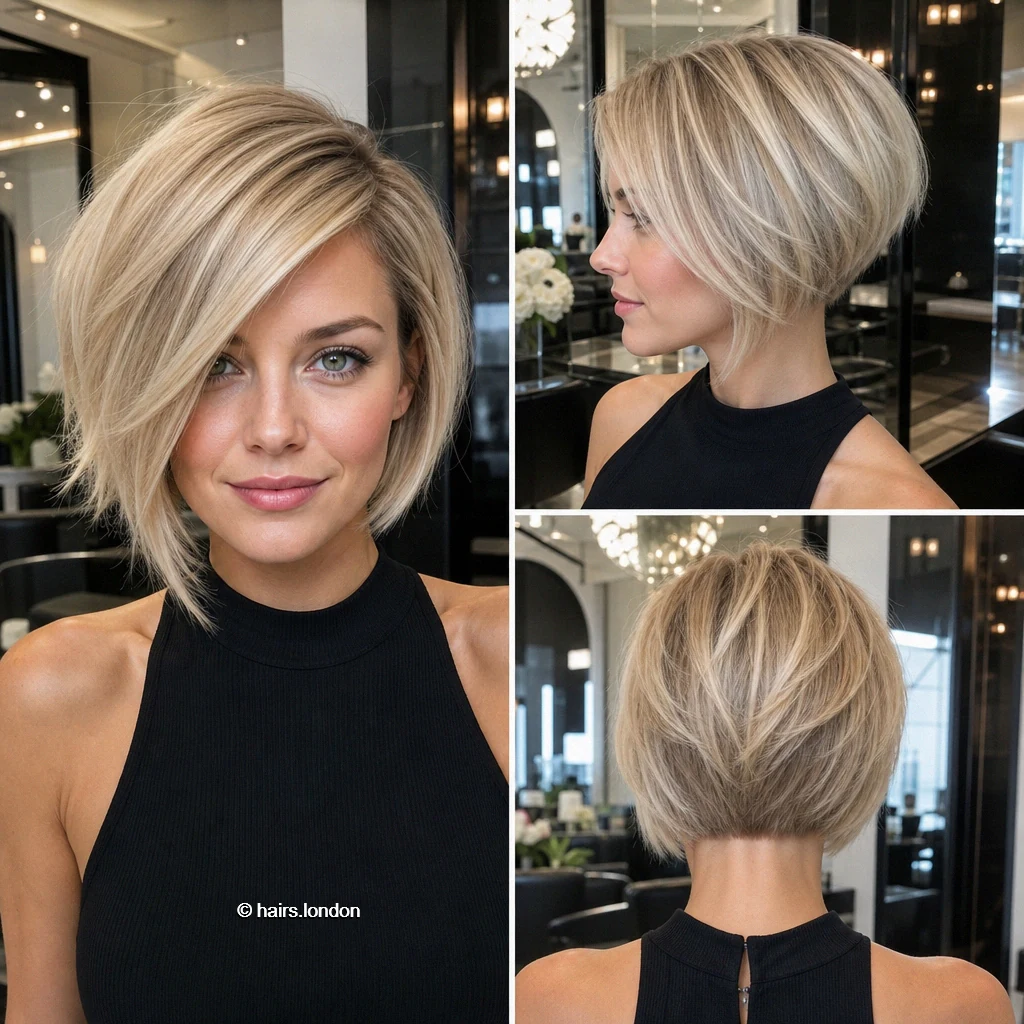 Pearl Feathered Bob