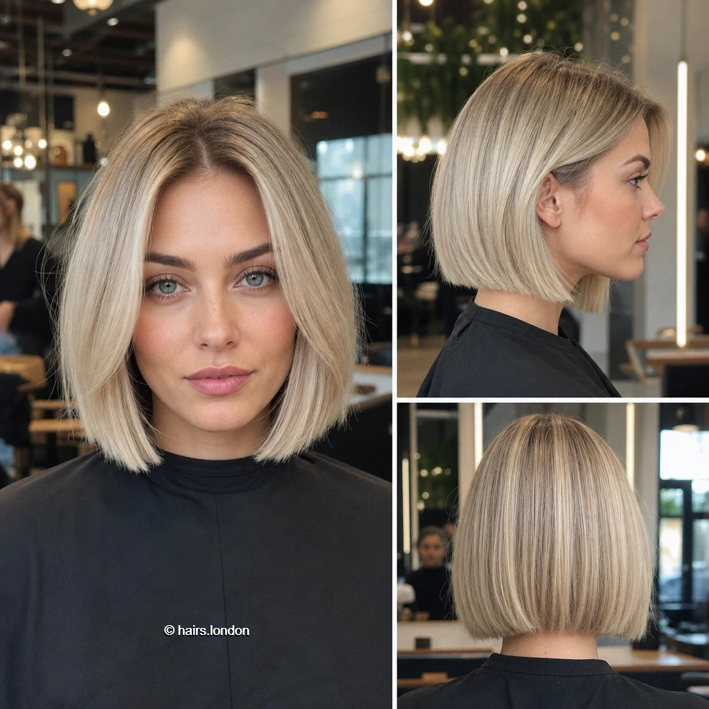 20 Blonde Bob Haircuts, From Textured Jaw-Length Cuts to Polished Shapes Pearl Tucked Bob