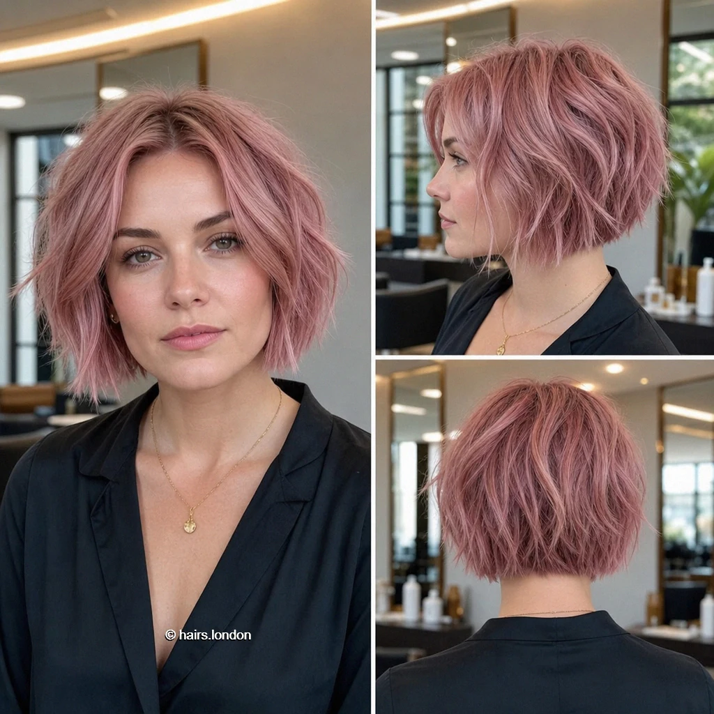 Pink Piecey Bob
