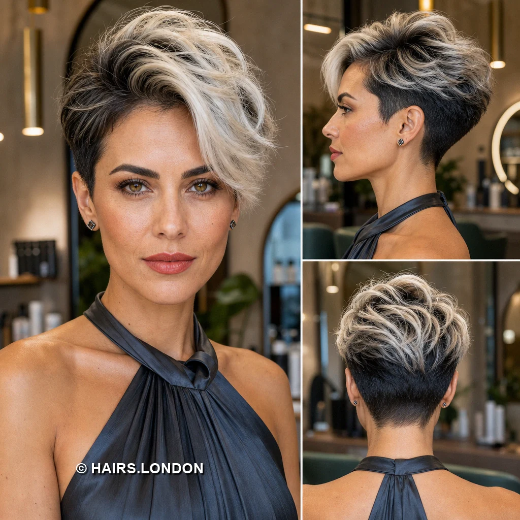 14 Silver Highlighted Pixie Cuts With Shape and Texture Platinum Airy Crown