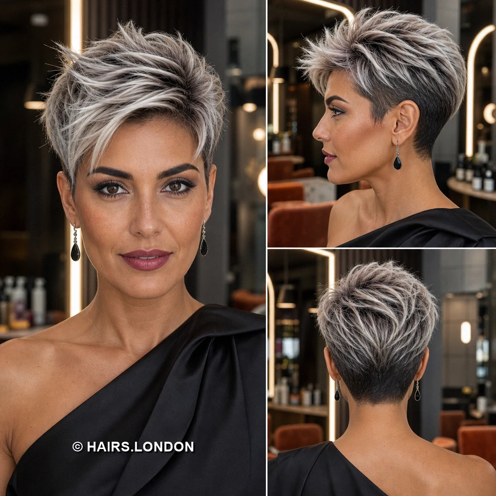 19 Ash Blonde Pixie Haircuts with Shape, Texture, and Lift Platinum Draped Pixie