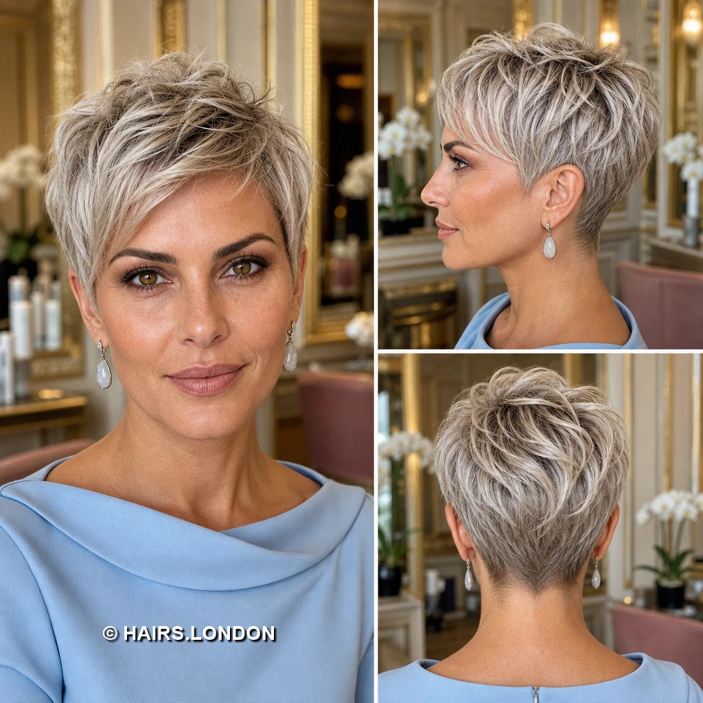 18 Ash Blonde Pixie Cuts with Shape, Texture, and Soft Contrast Platinum Feathered Pixie