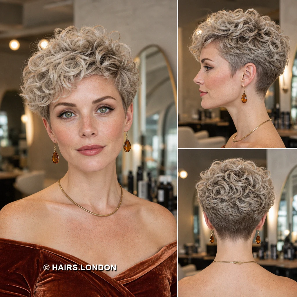 15 Silver Pixie Cuts With Sweeping Fringes, Soft Waves, and Defined Curls Platinum Sculpted Swoop