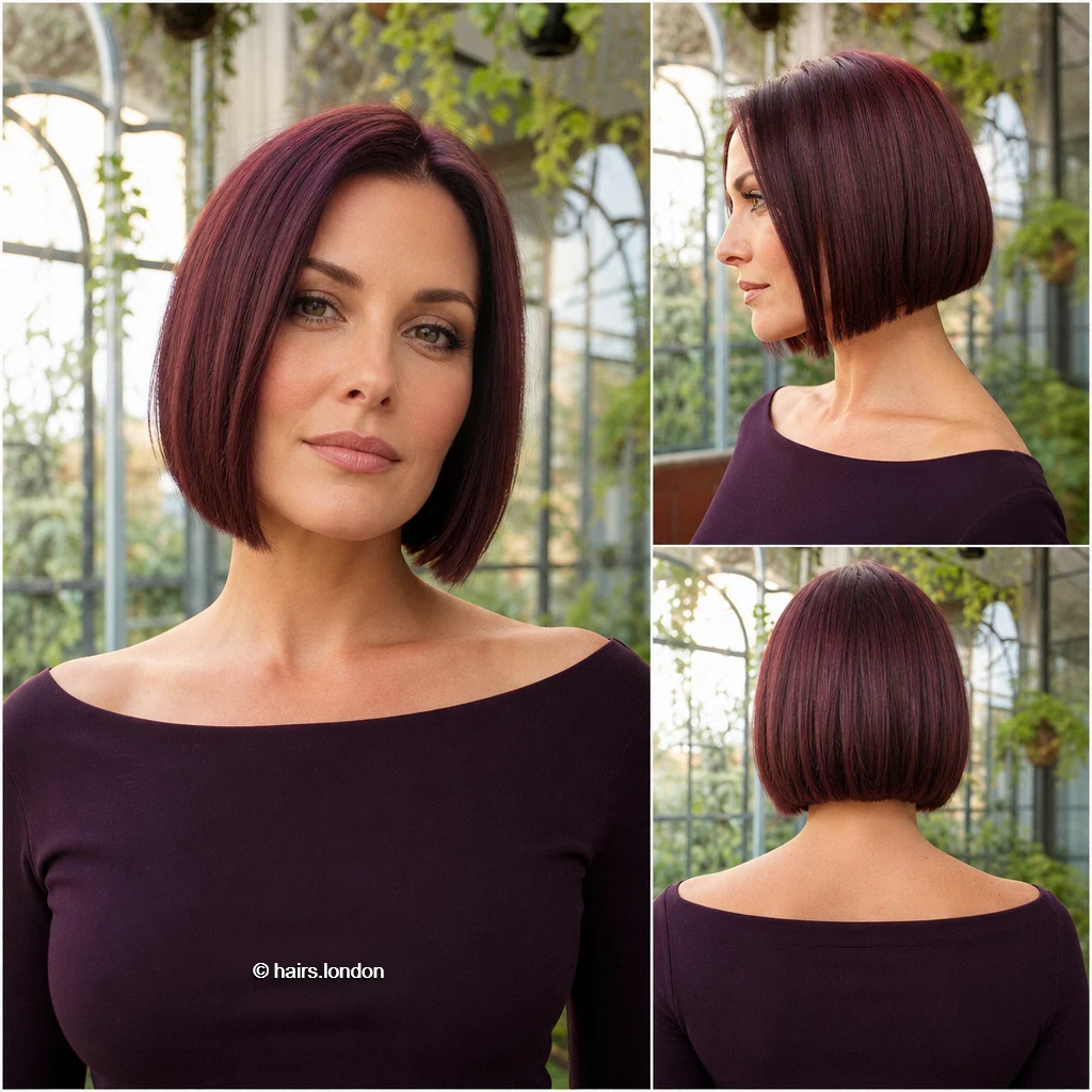 Plum Aline Bob