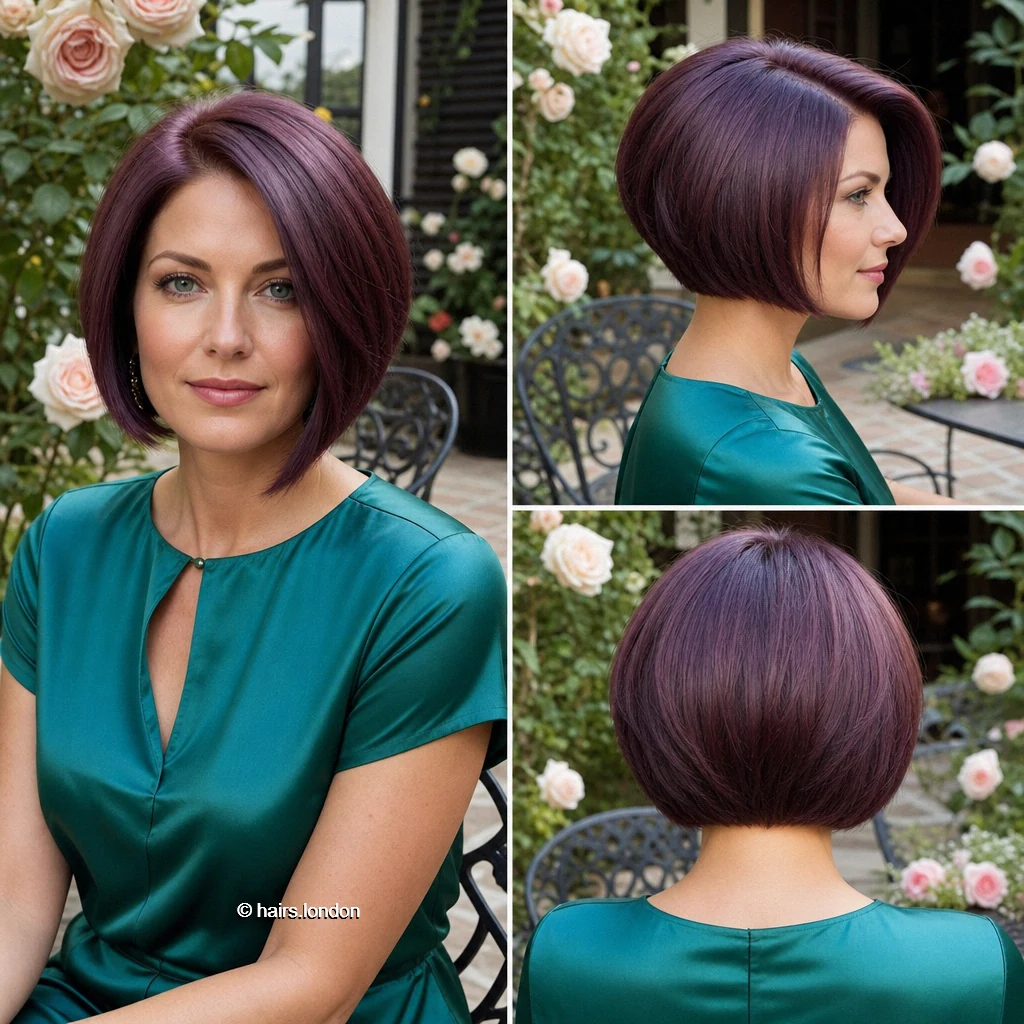 Plum Nape Bob