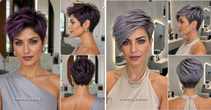Explore 12 purple pixie haircuts, from deep plum texture to pale lavender sweeps, with practical advice on styling, color and upkeep.