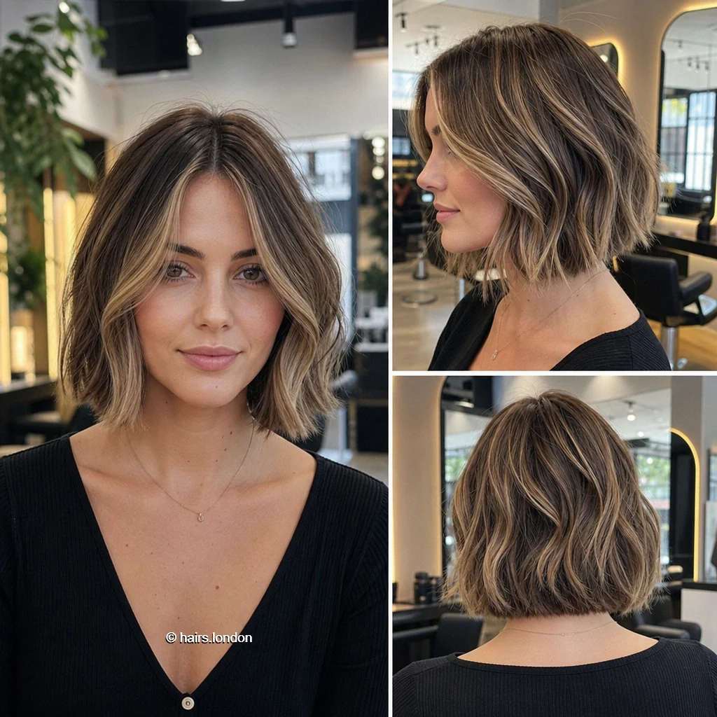 20 Bob Haircut Ideas: Rounded, Textured, A-Line and Stacked Shapes Rooted Textured Bob