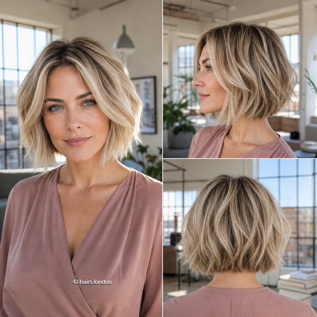 Rooted Wavy Bob