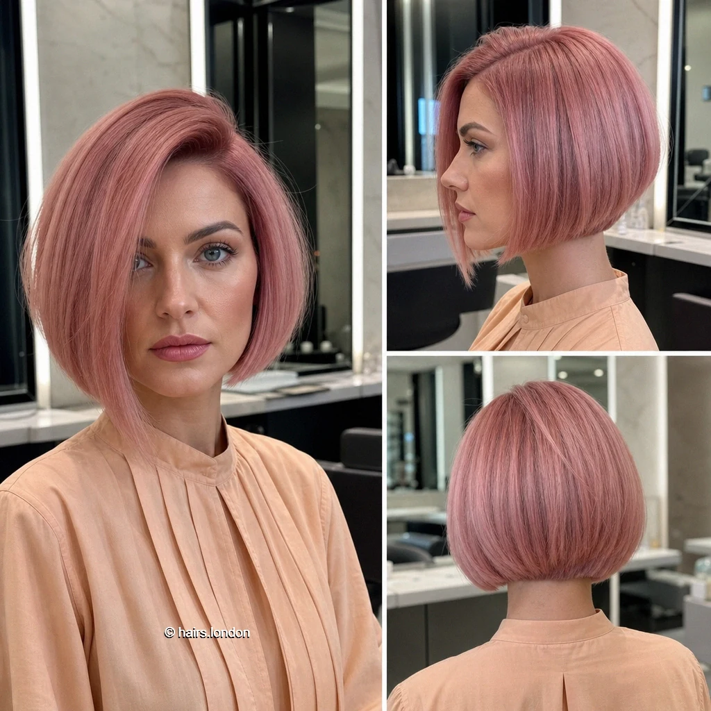 Rose Sidepart Bob