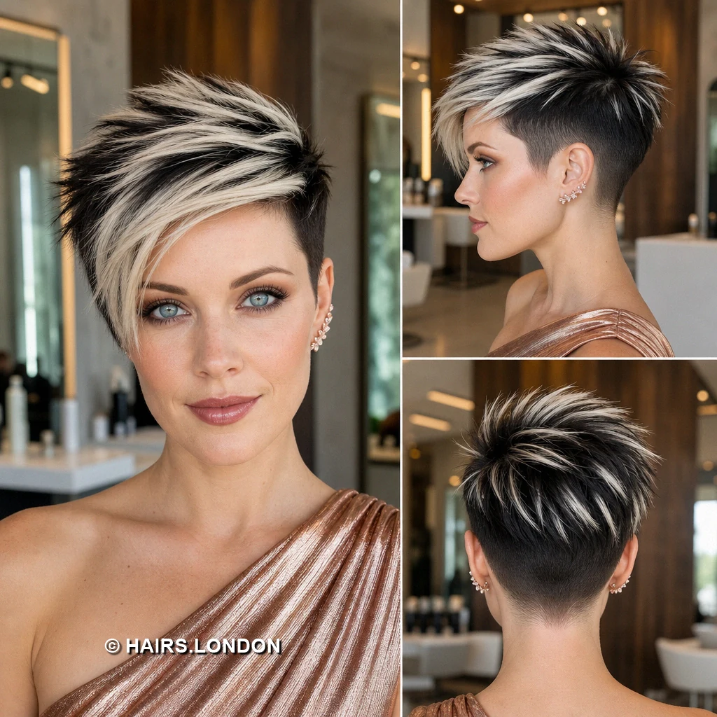 10 Textured Pixie Cuts with Highlights, from Silver to Soft Pastels Rose Swept Pixie