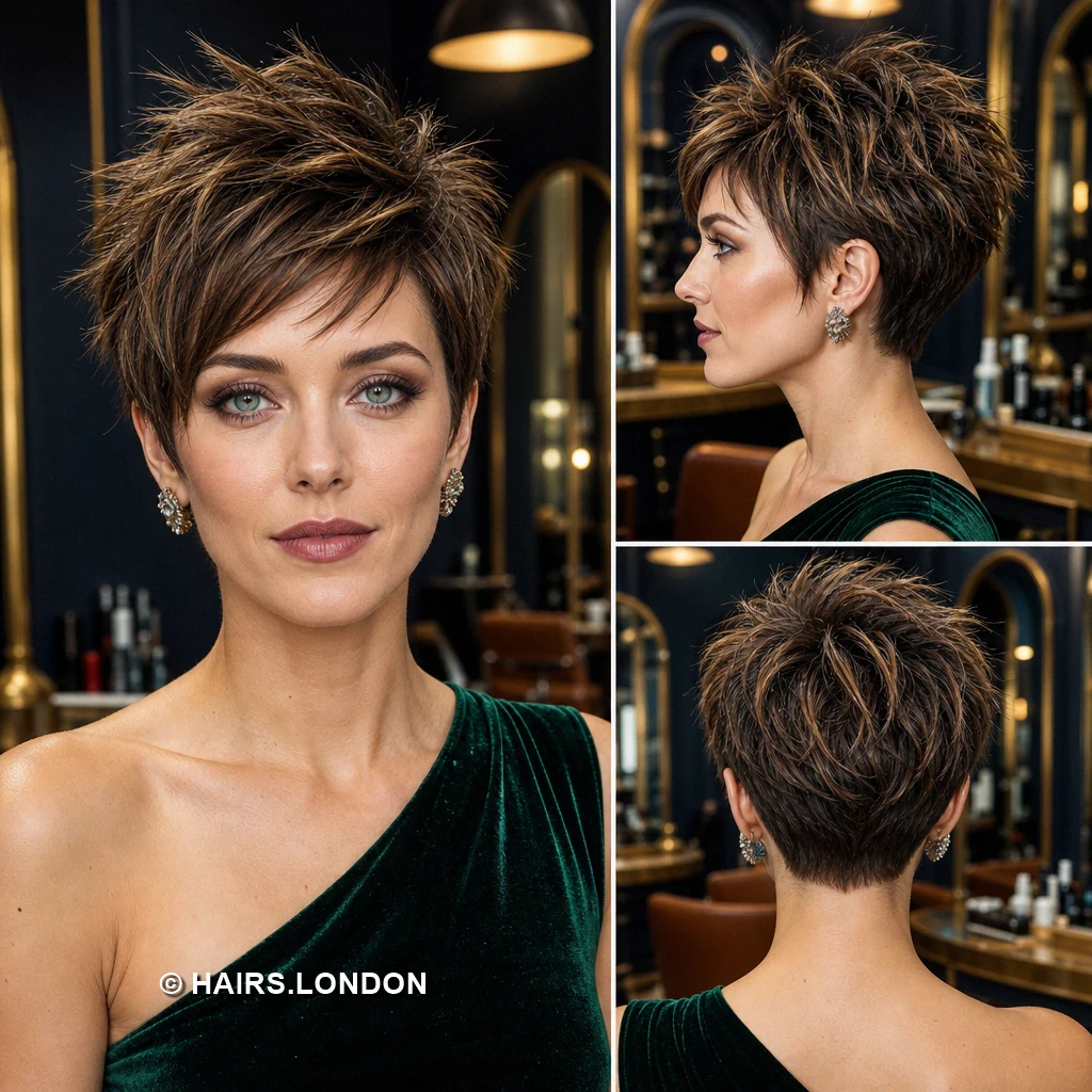 Rosebrown Spiked Pixie
