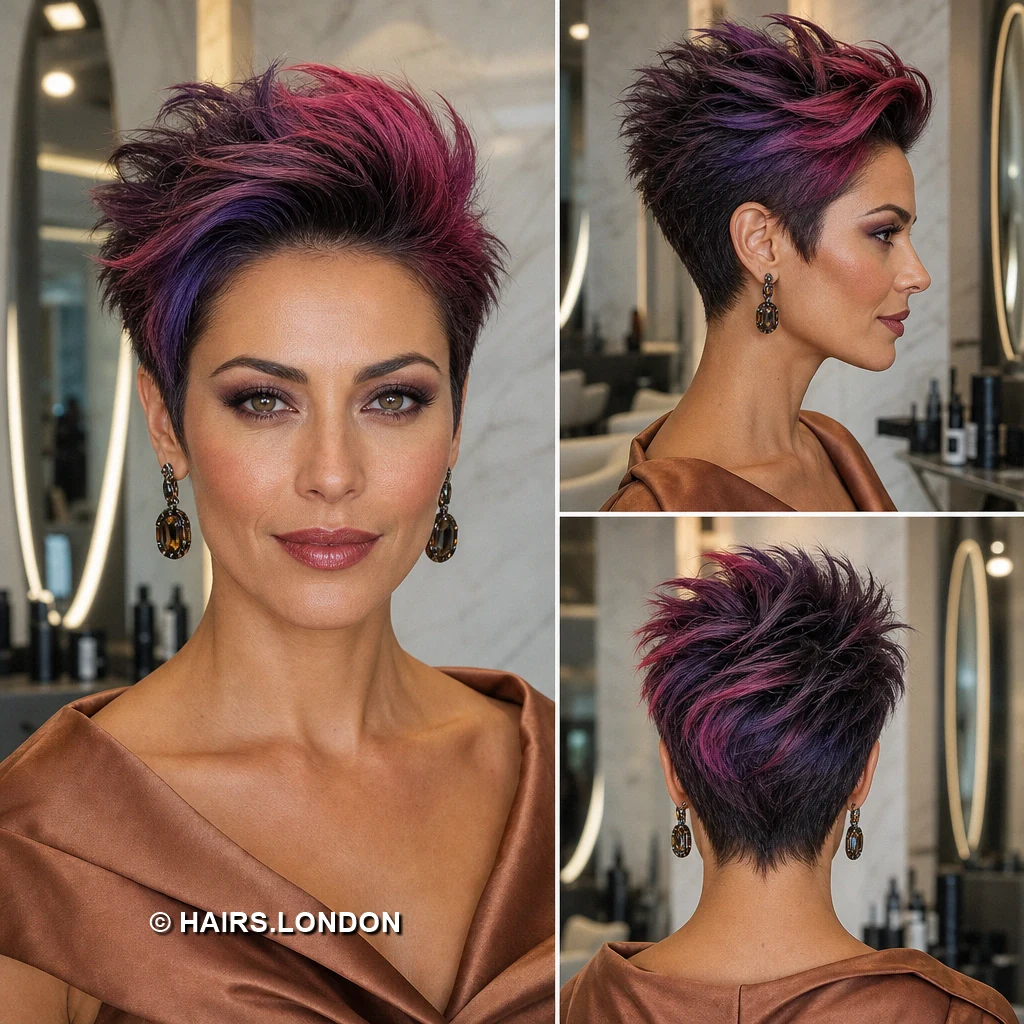 15 Burgundy Pixie Cuts with Swept Fringes and Textured Crowns Roseburgundy Elevated Pixie