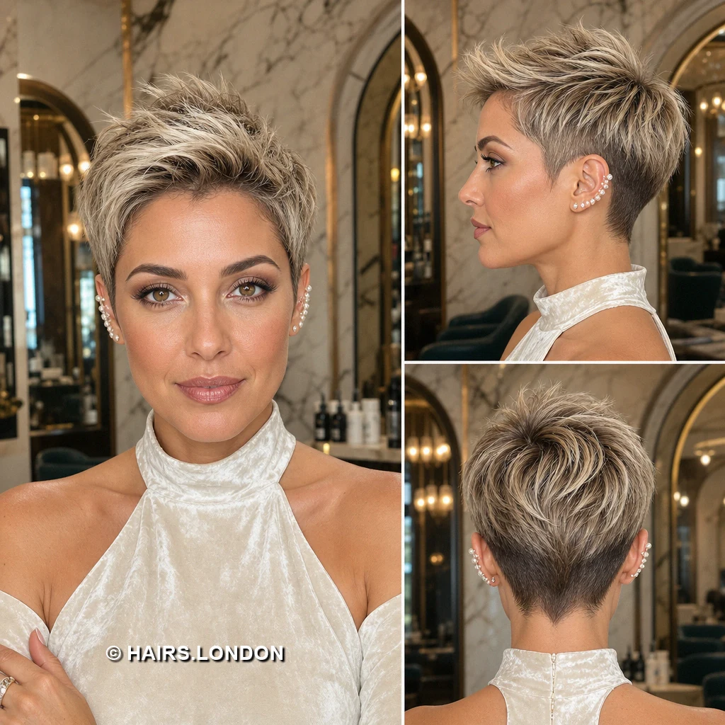 18 Textured Pixie Cuts with Swept Fringes, Lifted Crowns, and Tapered Napes Rosecopper Piecey Pixie