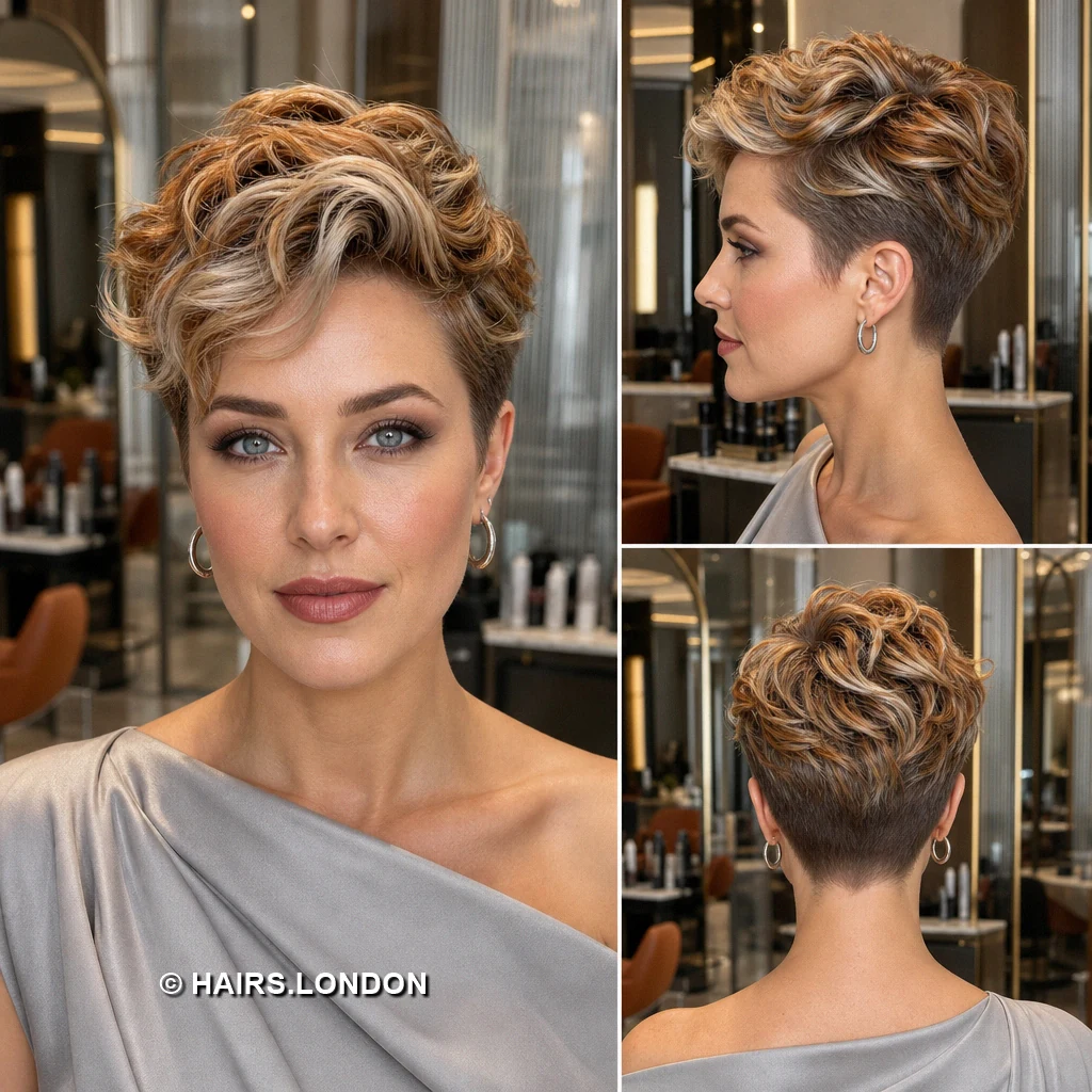 17 Textured Pixie Haircuts with Sweeping Fringes and Tapered Napes Rosetaupe Draped Pixie