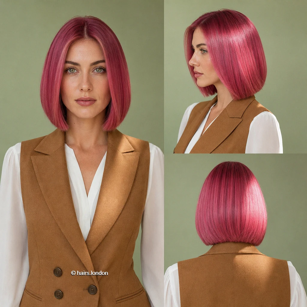 Rosy Balanced Bob