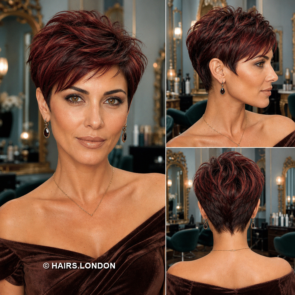 ruby textured pixie