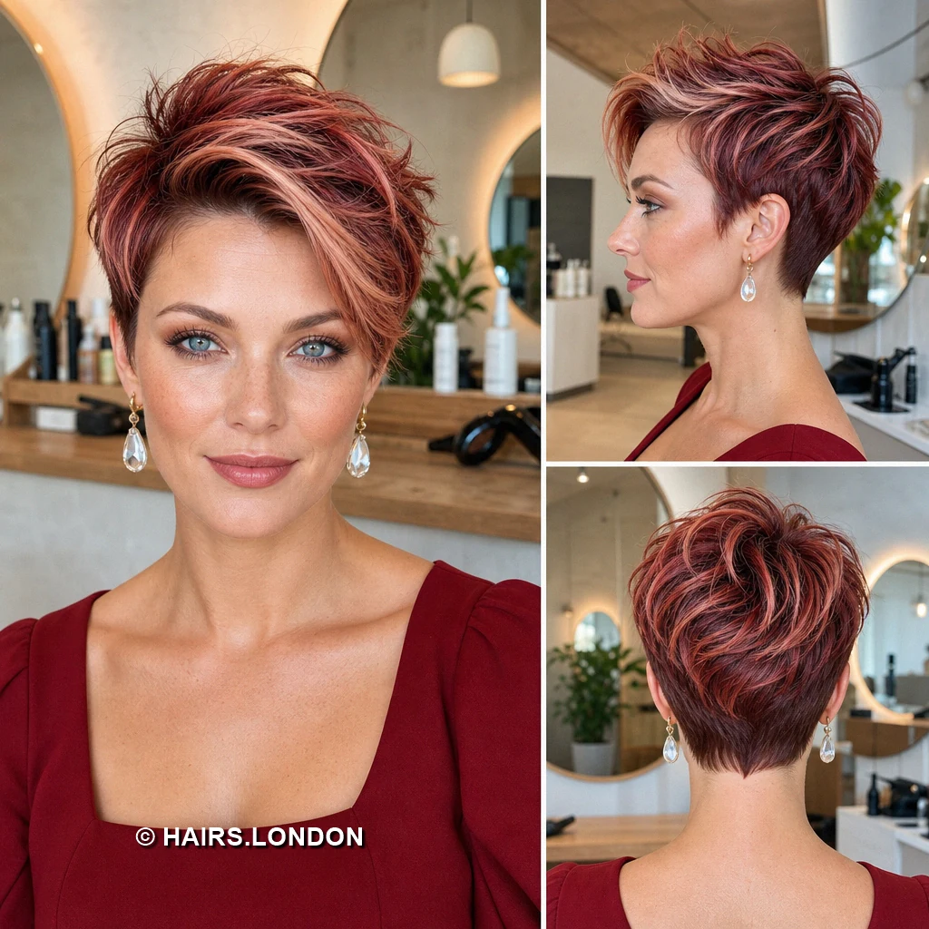 17 Textured Pixie Haircuts with Sweeping Fringes and Tapered Napes Sandy Featherlight Pixie