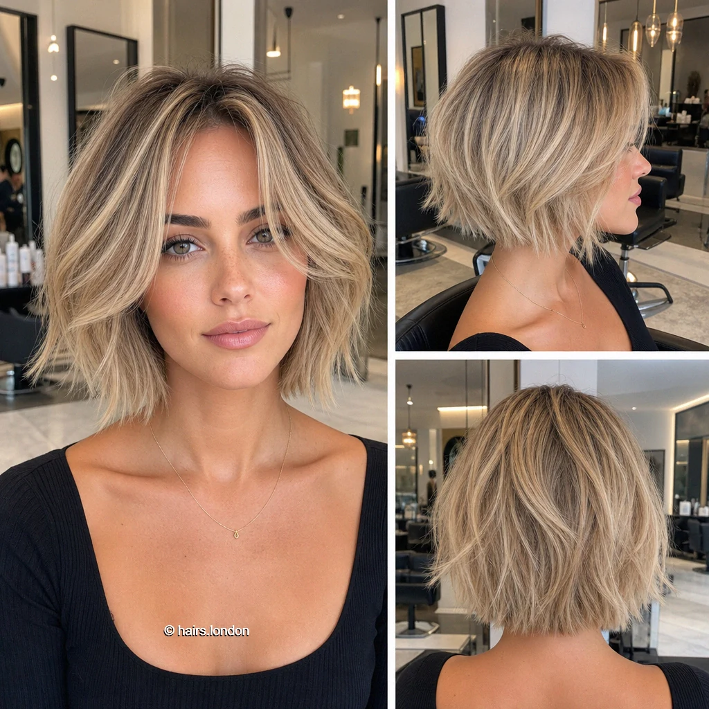20 Blonde Bob Haircuts, From Textured Jaw-Length Cuts to Polished Shapes Sandy Piecey Bob