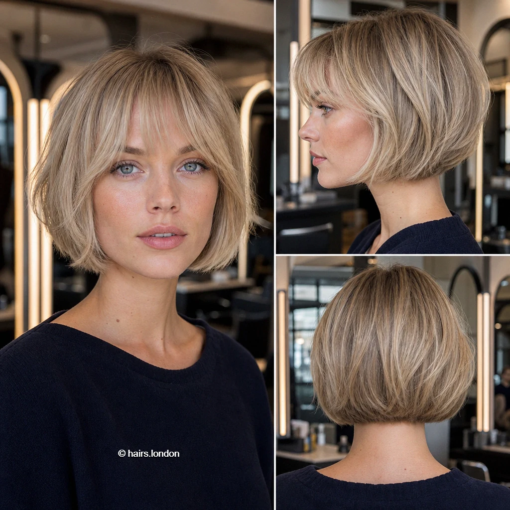 20 Blonde Bob Haircuts, From Rounded Shapes to Airy Layers Sandy Rounded Bob