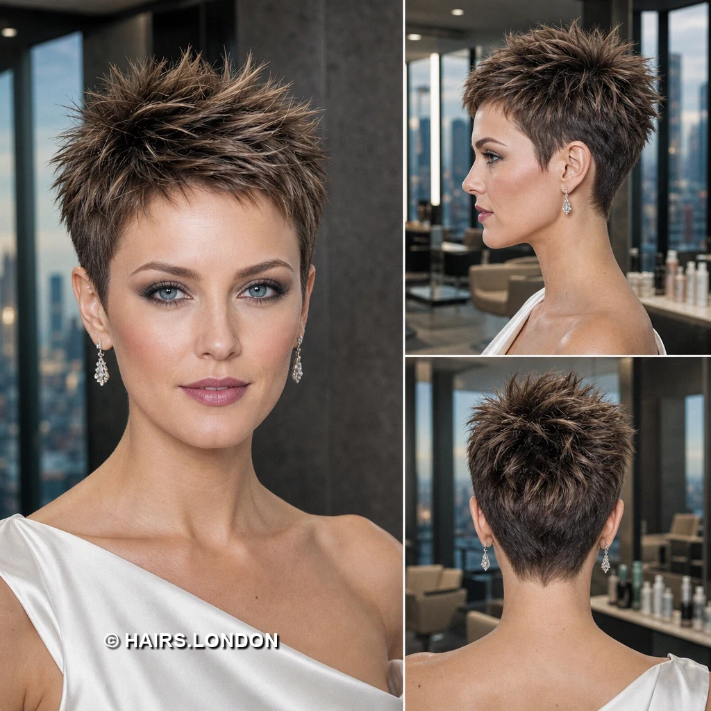 18 Textured Pixie Cuts with Swept Fringes, Lifted Crowns, and Tapered Napes Sandy Tousled Spikes