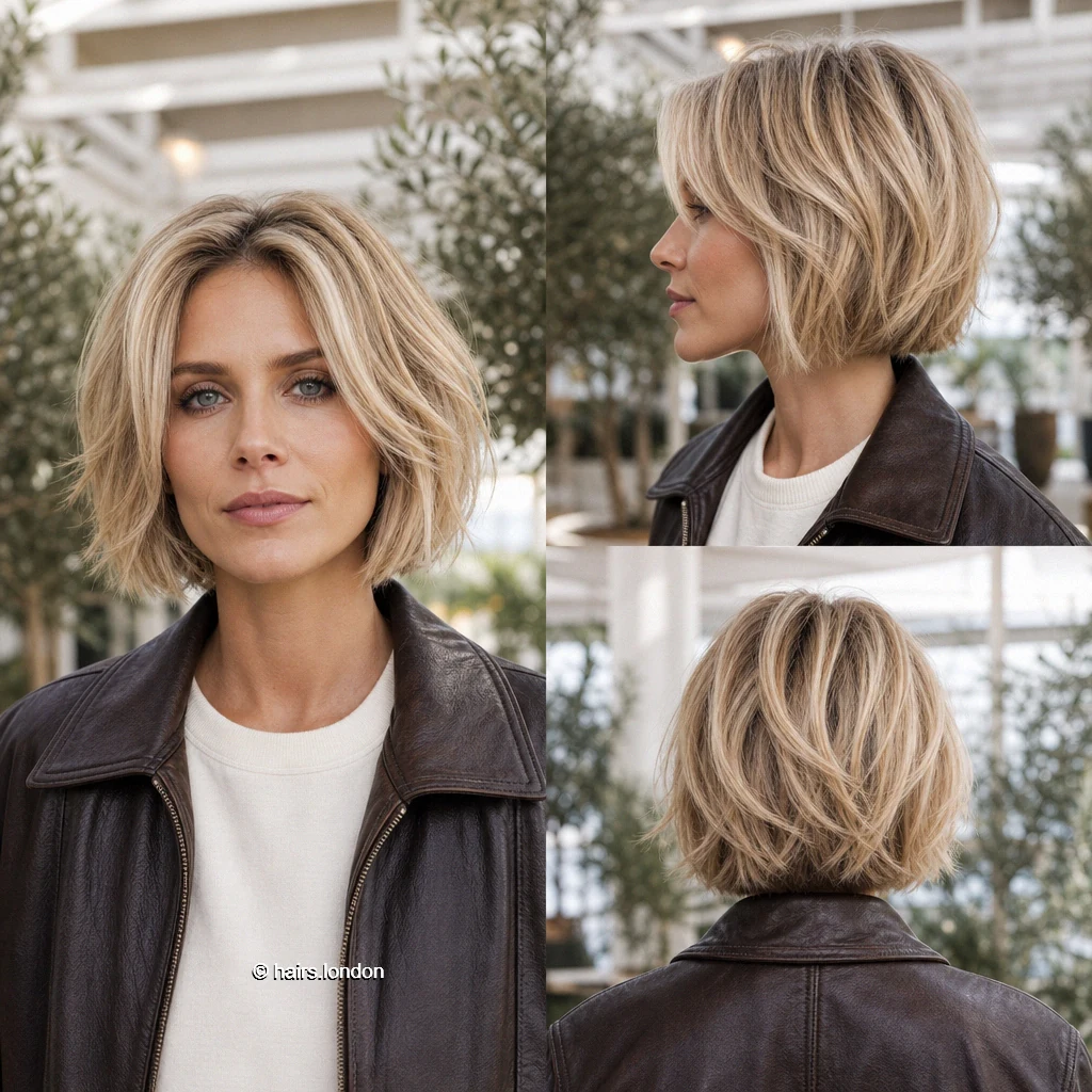 20 Blonde Bob Haircuts, from Tousled Jaw-Length Cuts to Layered Lobs Sandy Windswept Bob