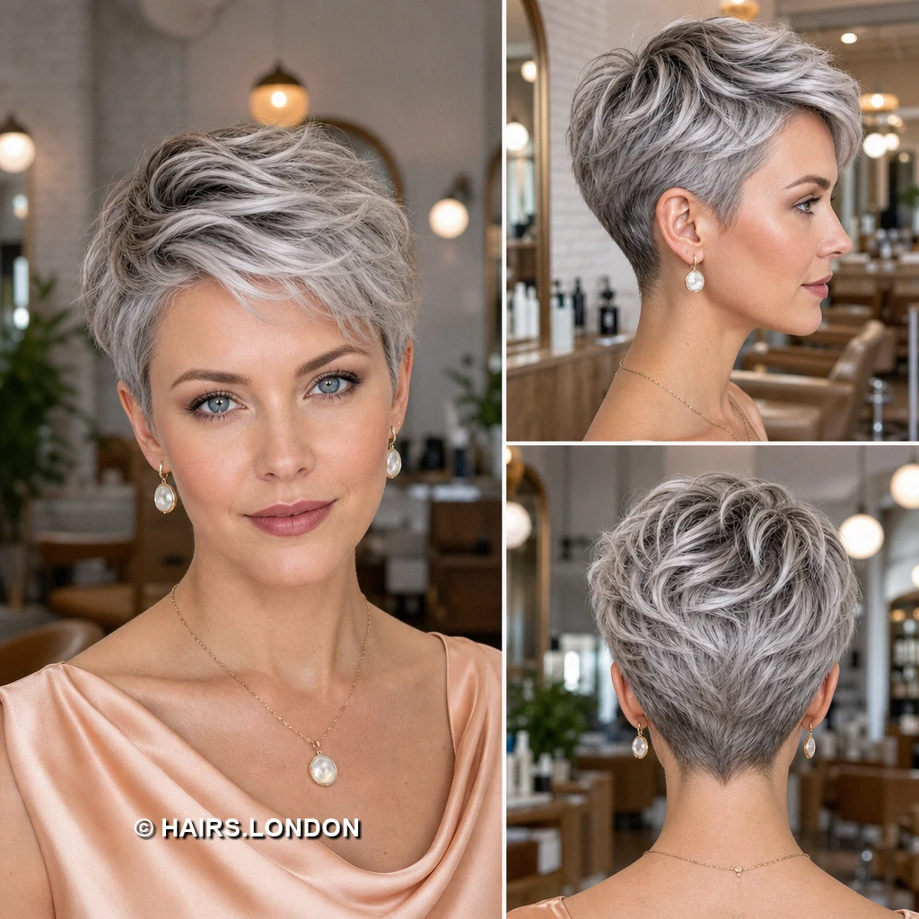 Silver Airy Draping