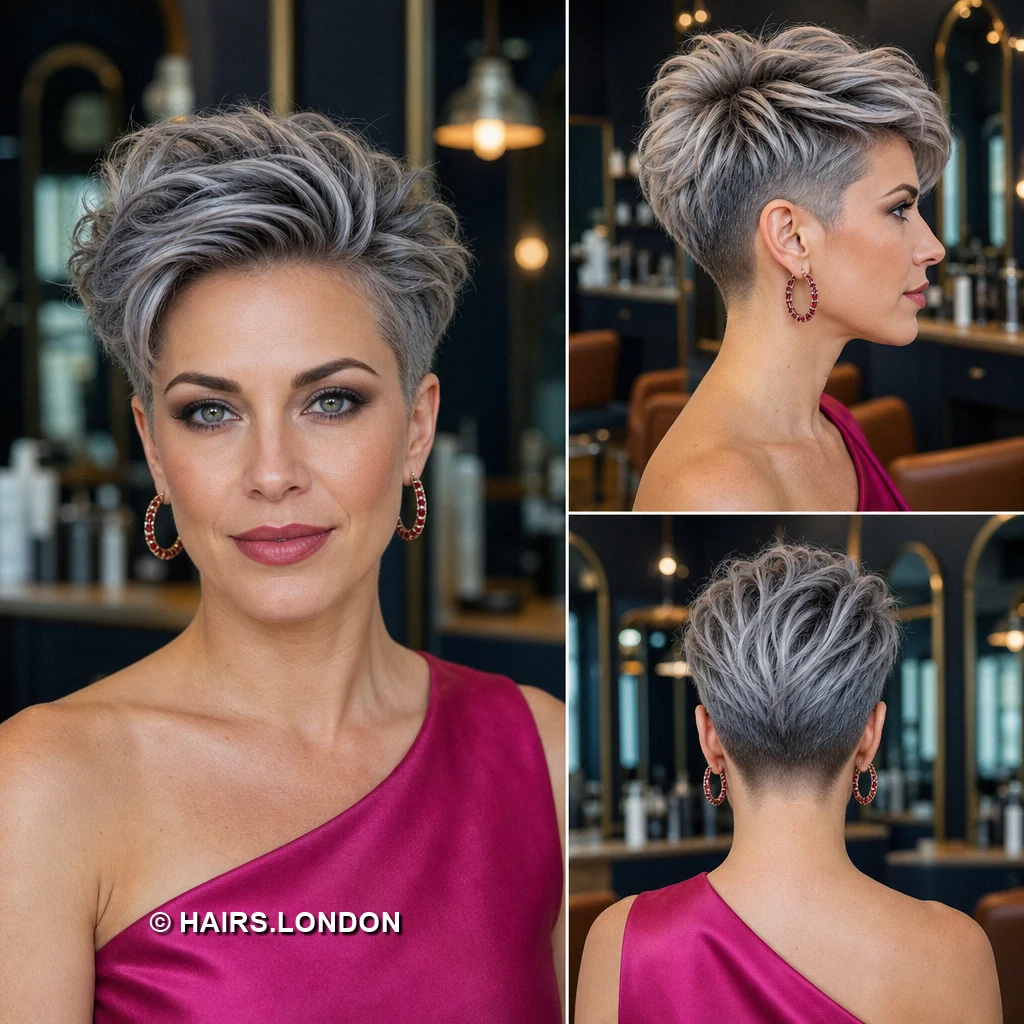 Silver Asymmetric Fringe