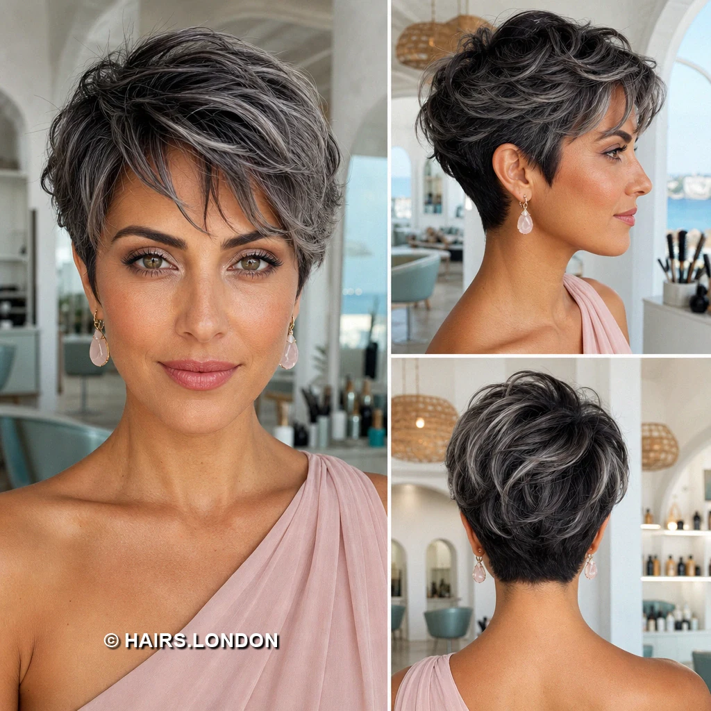 Silver Brushed Crest