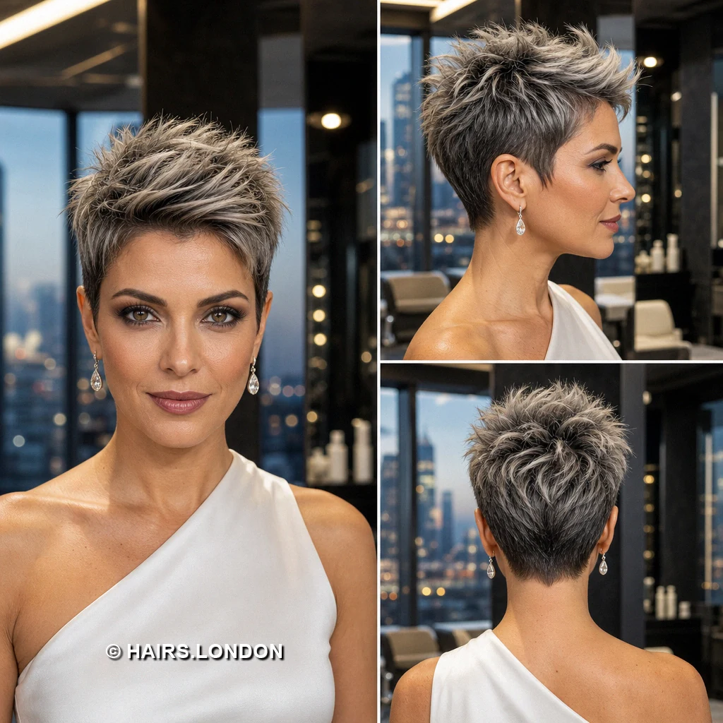Silver Brushed Crest