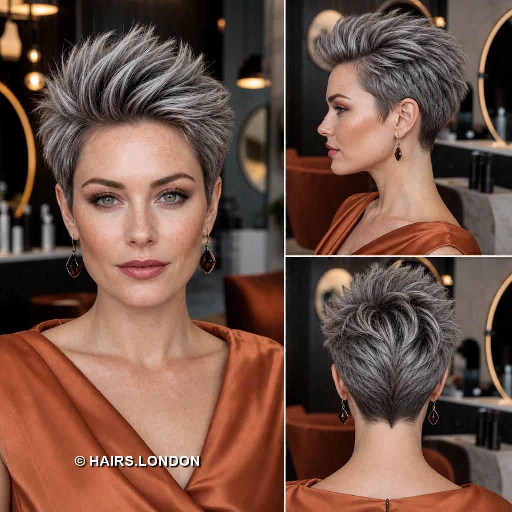 Silver Feathered Taper