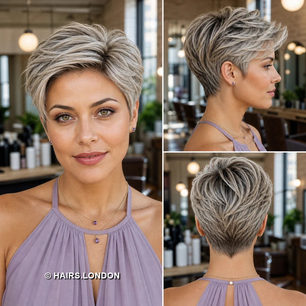 Silver Featherlight Crop