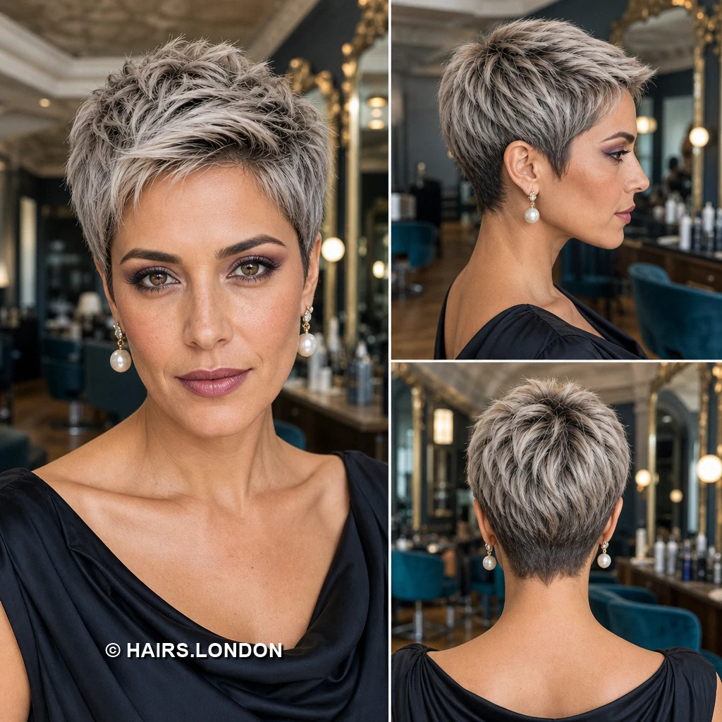 Silver Feathery Fringe